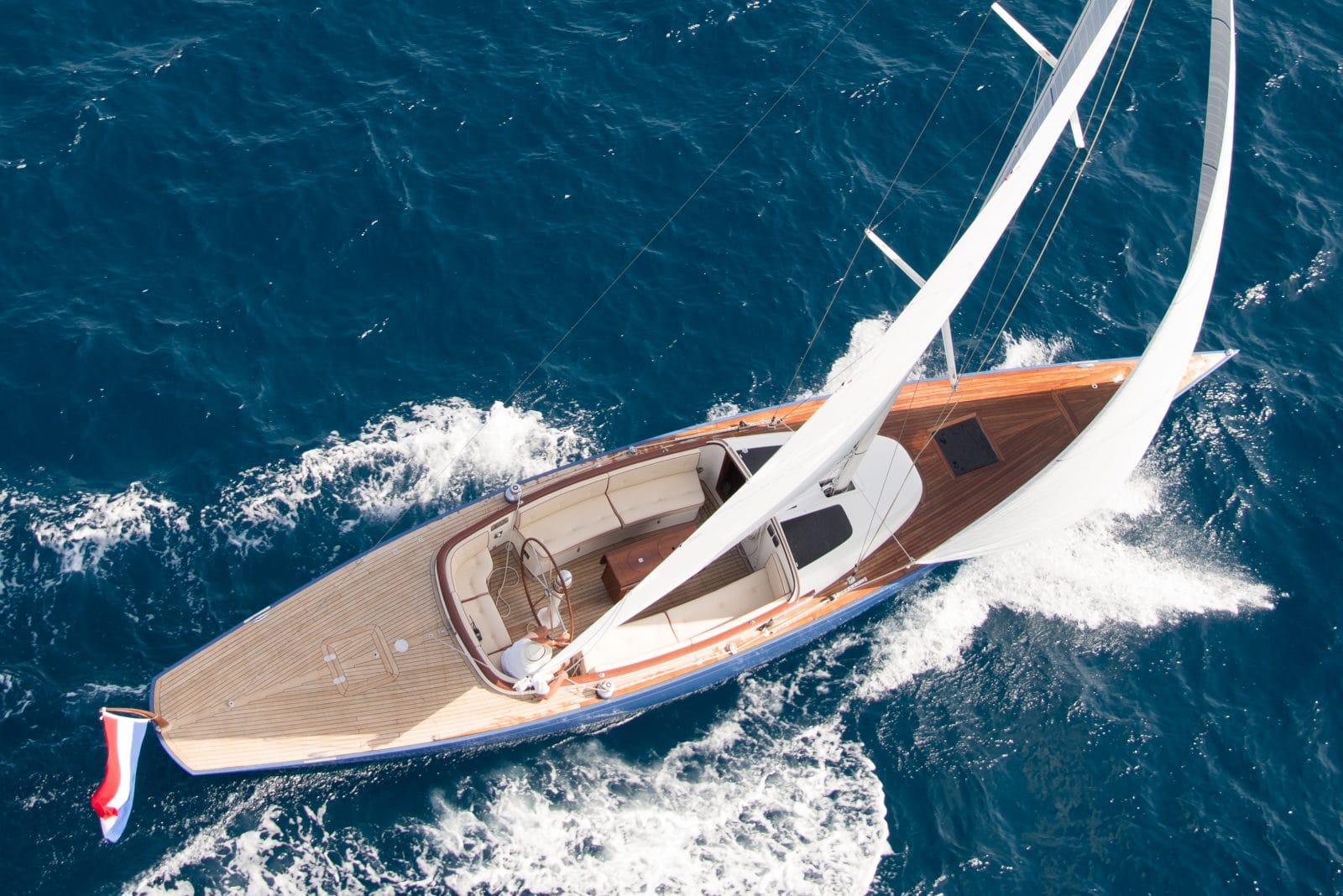 sailing a classic yacht